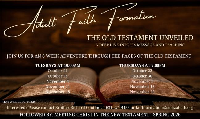 Fall 2025 Series Old Testament