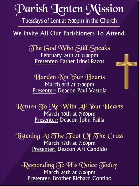 Lenten Mission